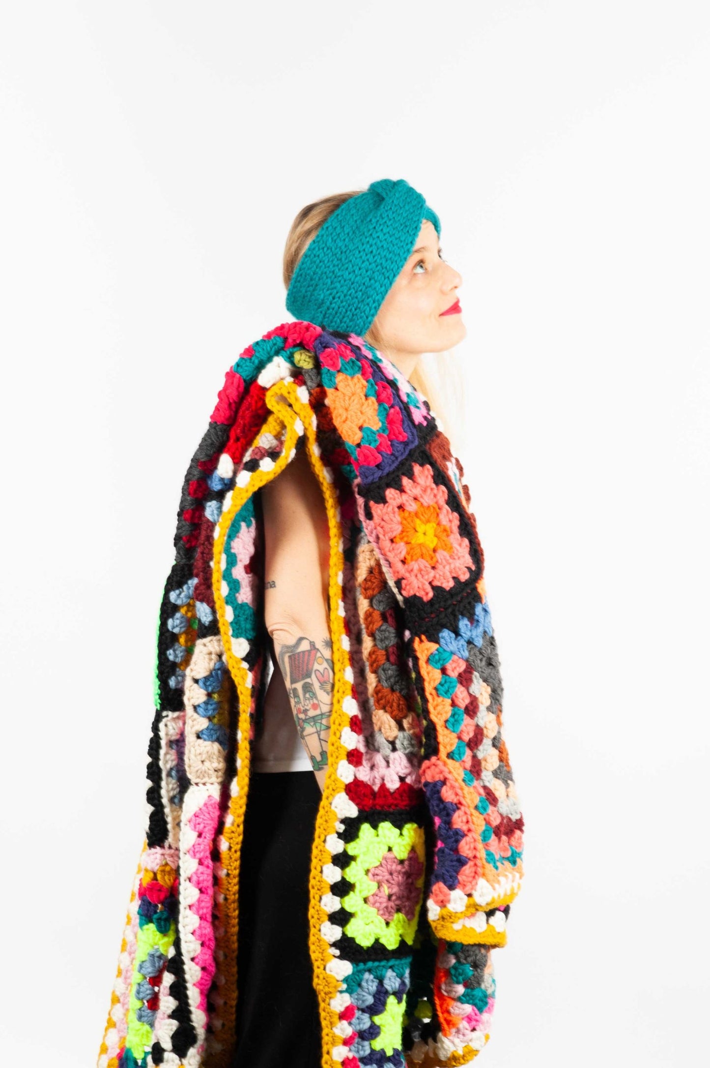COPERTA GRANNY SQUARE