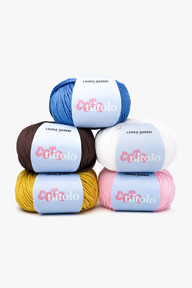 BOX 5 GOMITOLI DI COTONE FINE