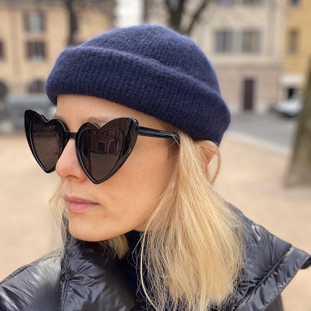 MINI HAT in puro cashmere