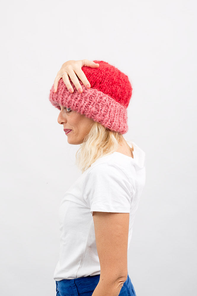 CAPPELLO FLUFFY BICOLORE