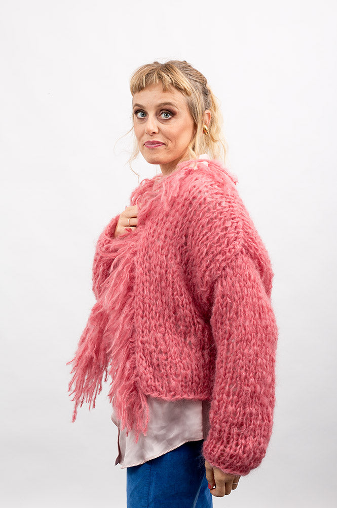 CARDIGAN (con frange) ANTHIAS – FLUFFY