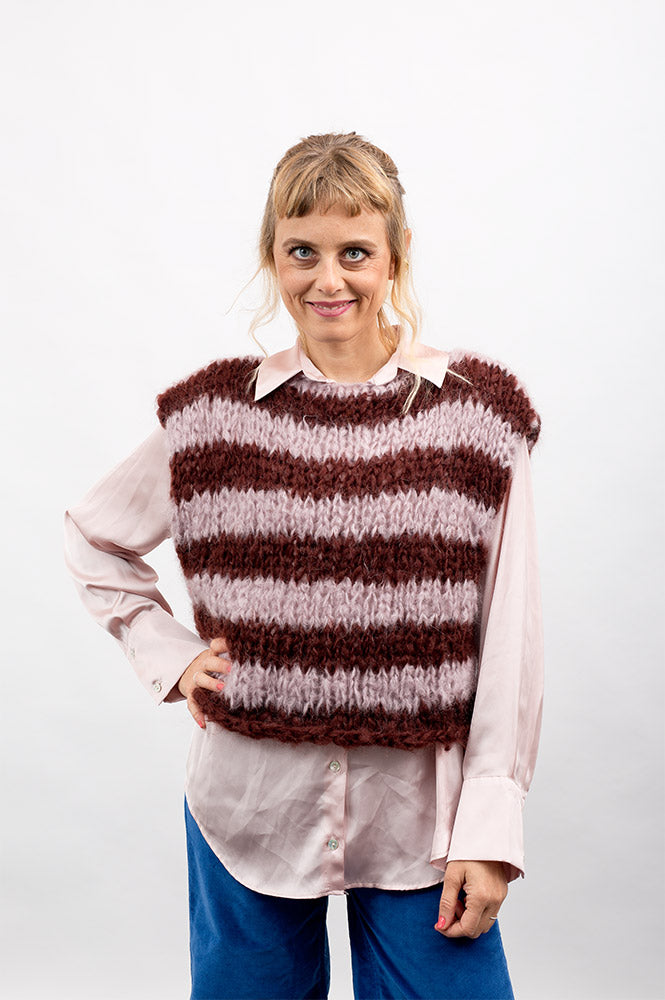 GILET (a righe) MURENA – FLUFFY