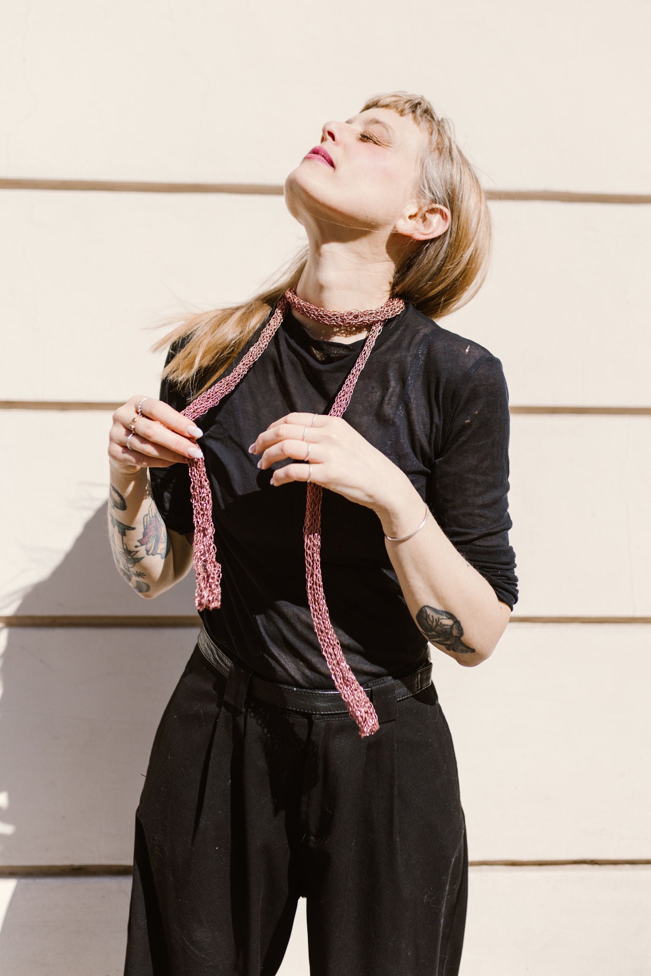 CHANTILLY – Collana Sciarpa