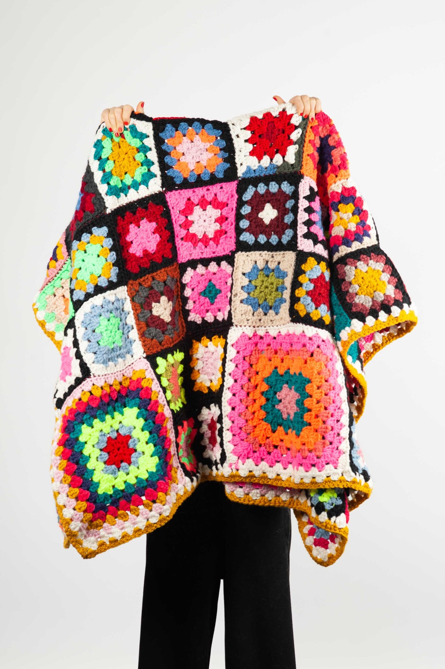 COPERTA GRANNY SQUARE