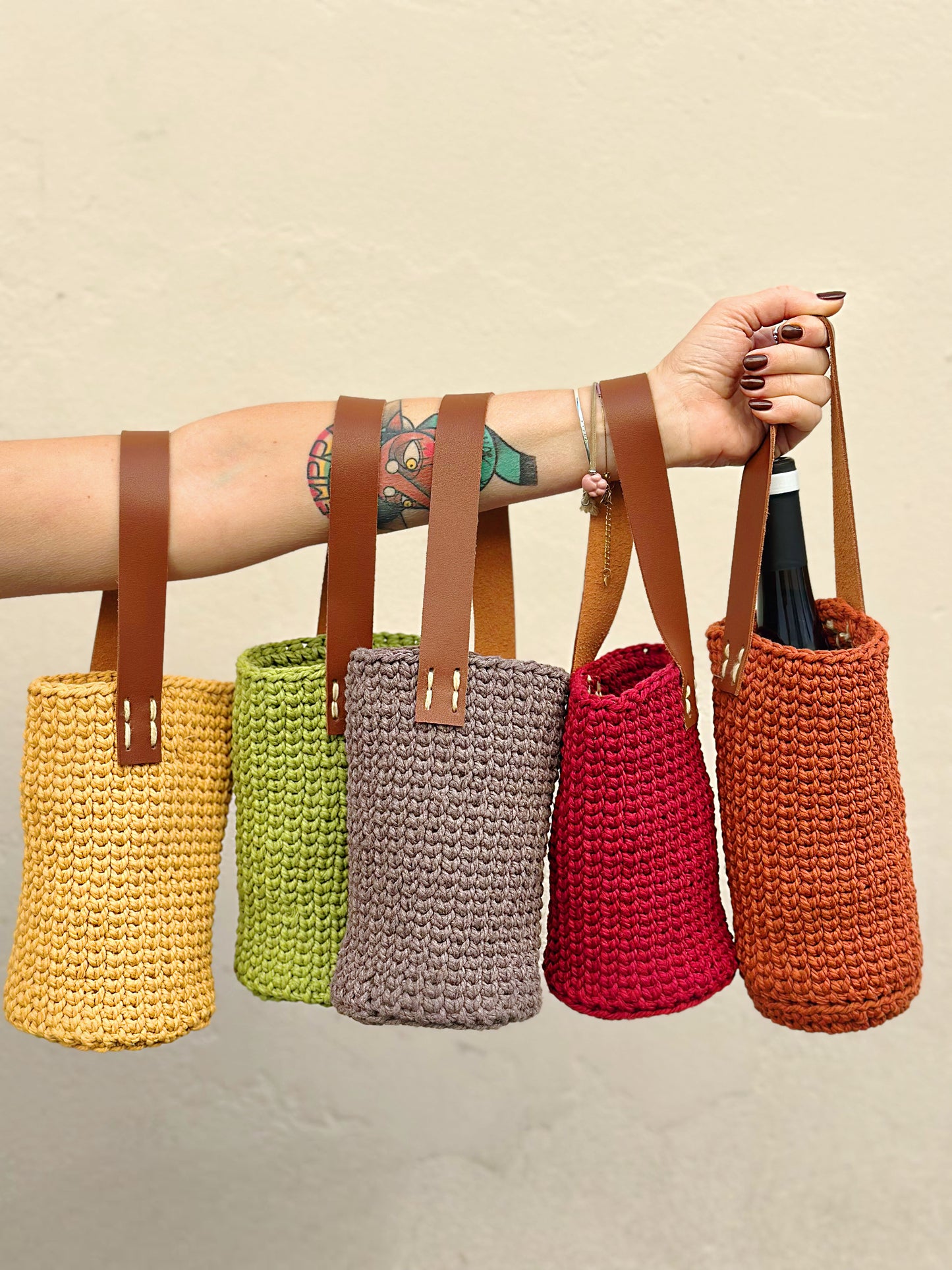 PORTABOTTIGLIA INTRECCIATO